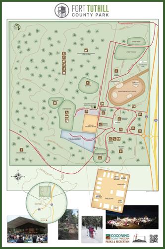 Fort Tuthill County Park map