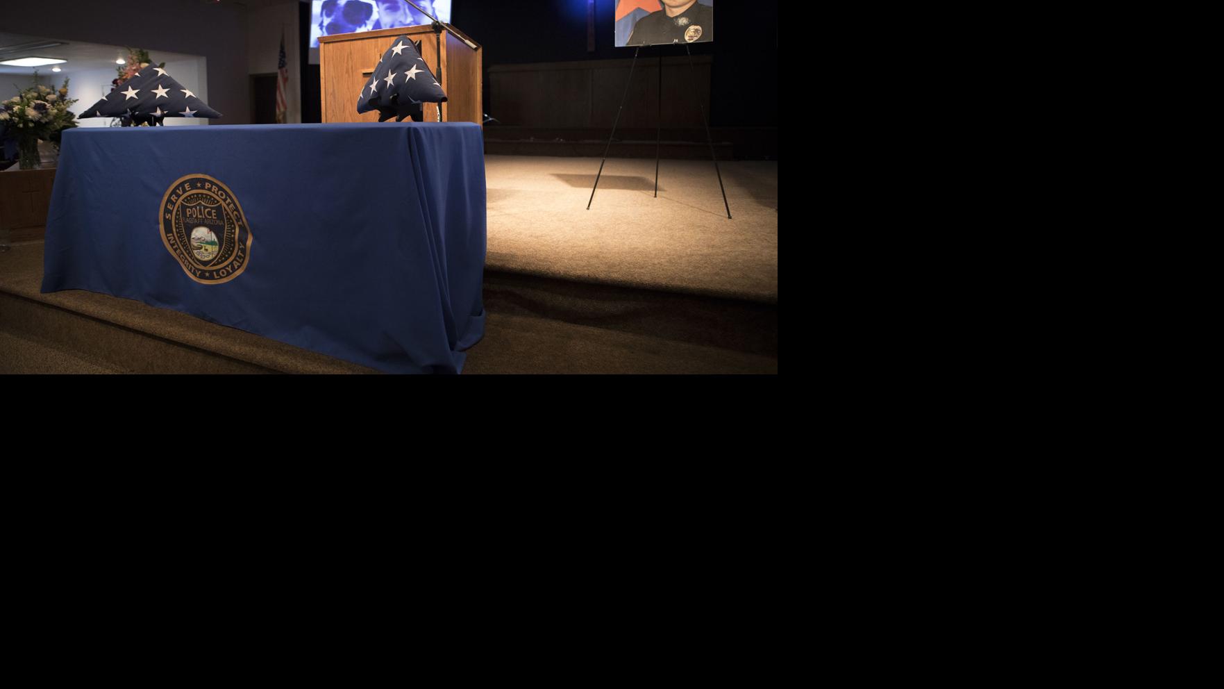 Flagstaff police share memories at officer's funeral