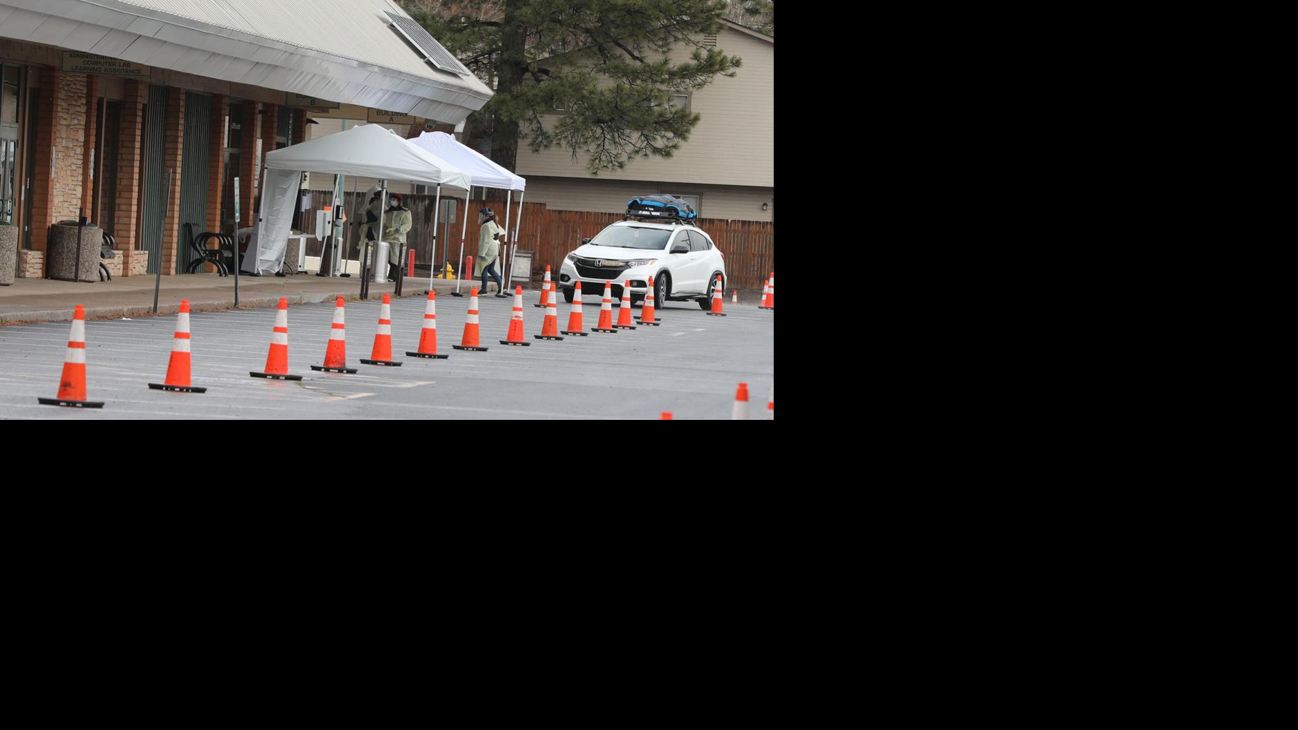 Gallery: Drive-up testing at Coconino Community College