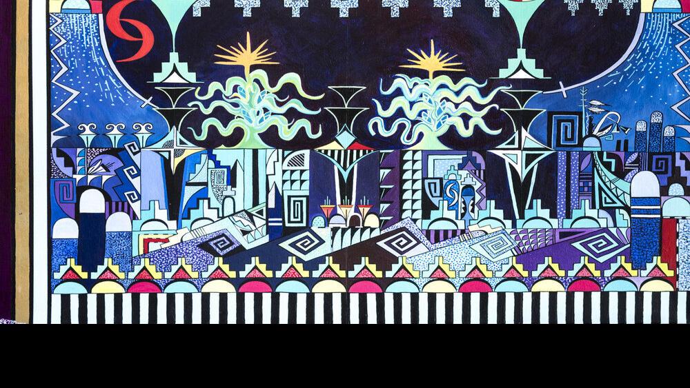 Paint and corn: Artist Lomayumtewa Ishii discusses &lsquo;Sinom, The People&rsquo; exhibit