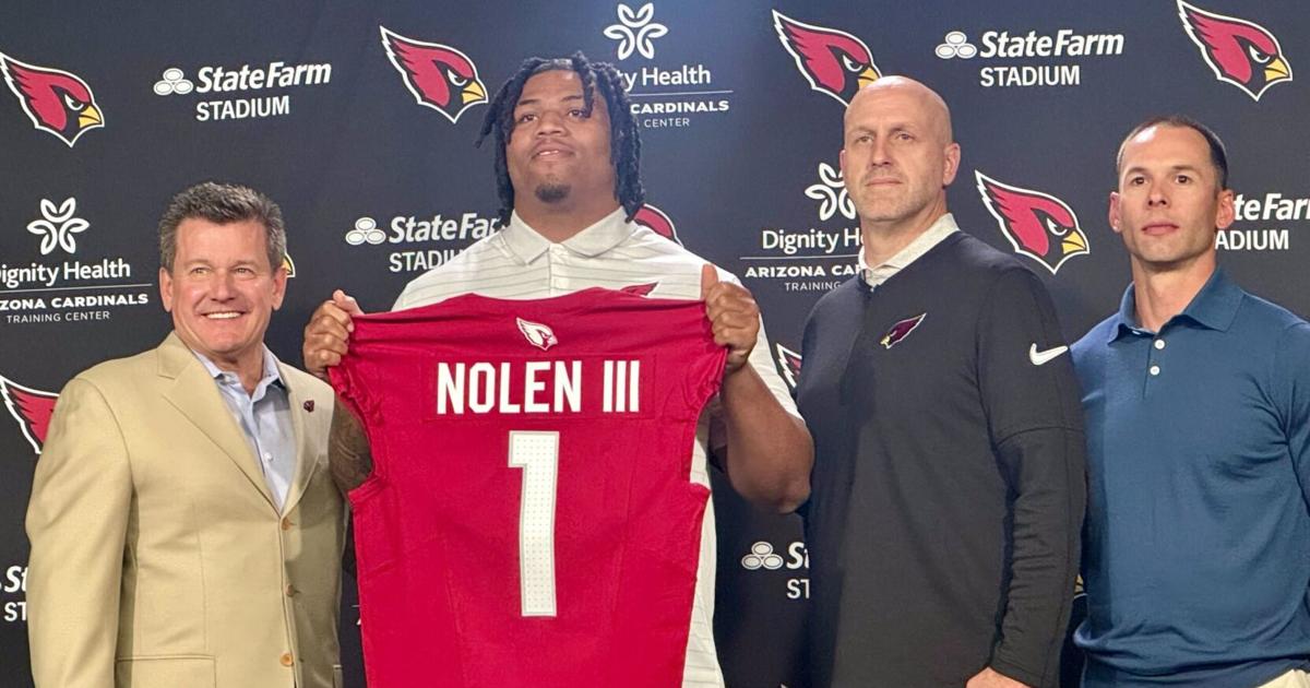 Cardinal Selection ‘Ready to get to work:’ Cardinals’ 1st round selection Walter Nolen ...