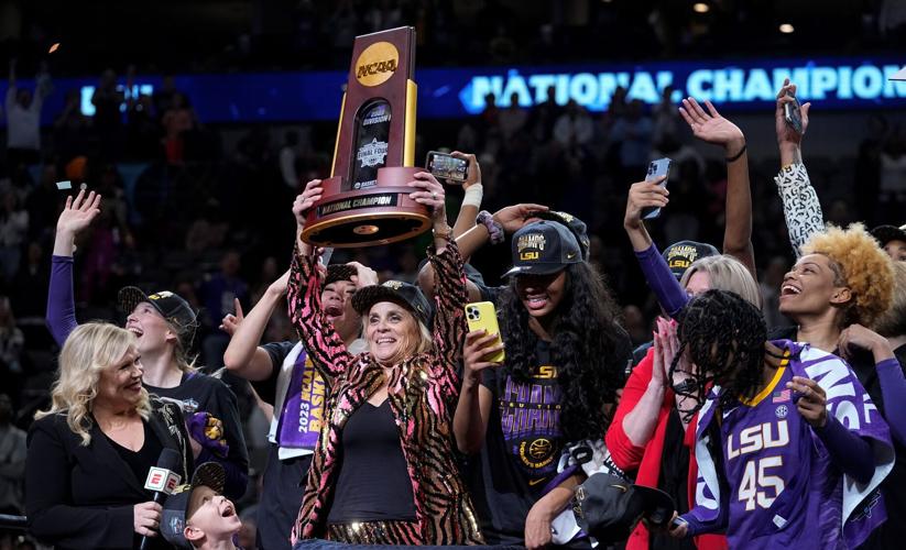 NCAA LSU Iowa Basketball