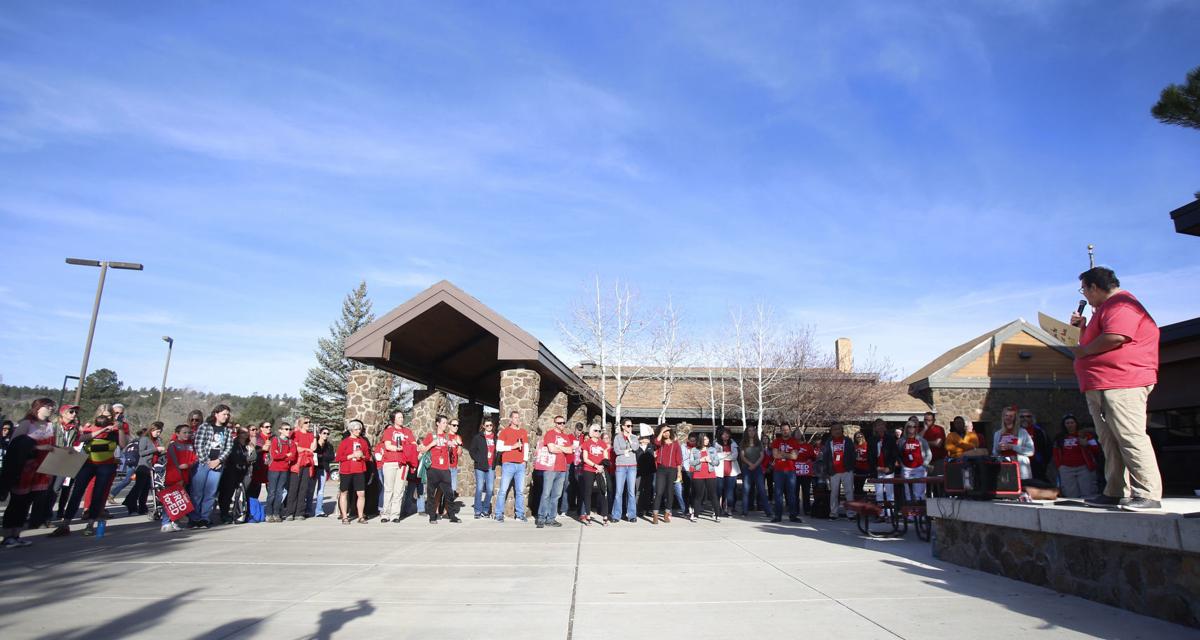 Flagstaff shows support for Red for Ed movement with citywide school
