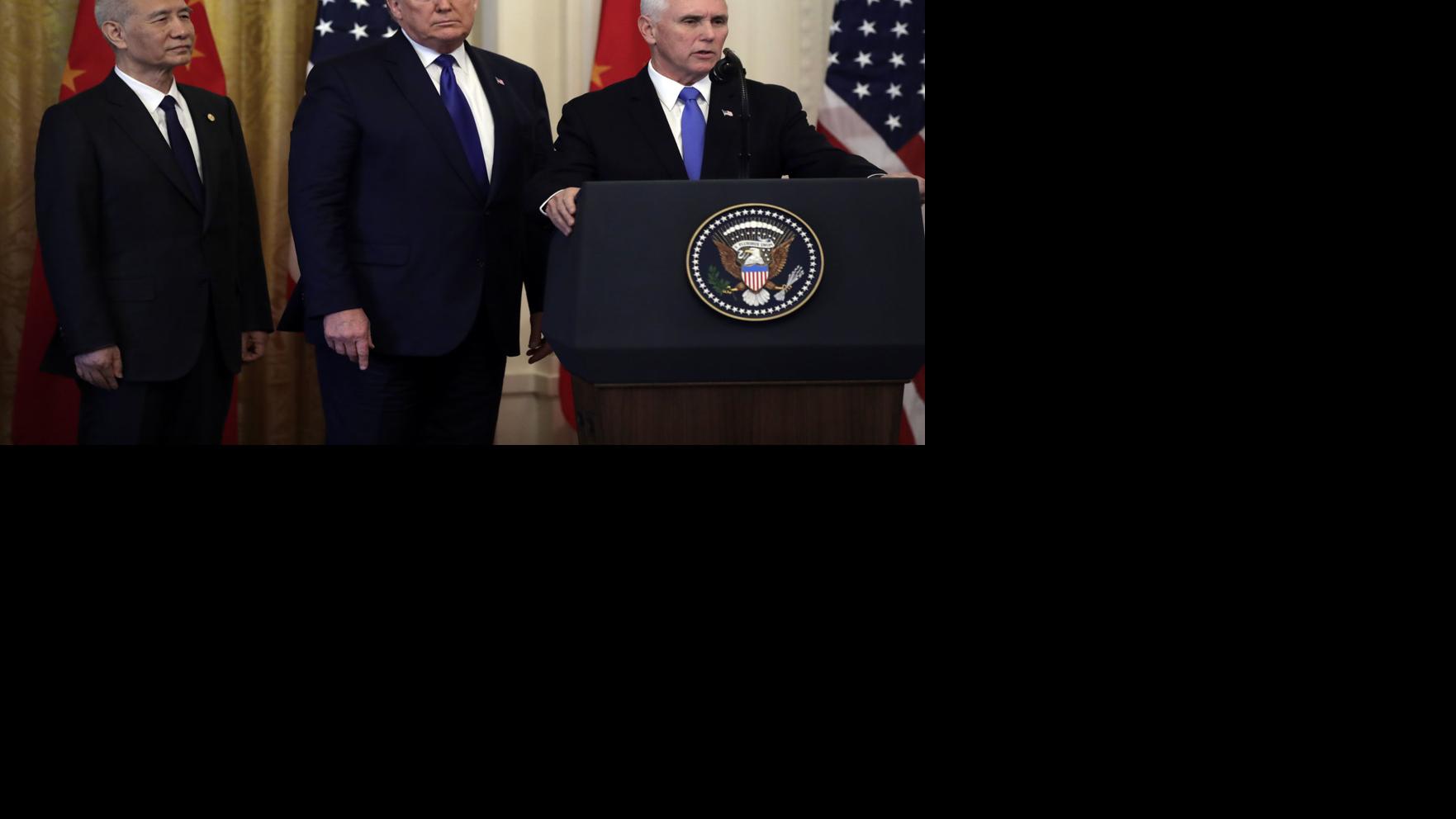 Trump signs trade deal with China, defusing economic tensions