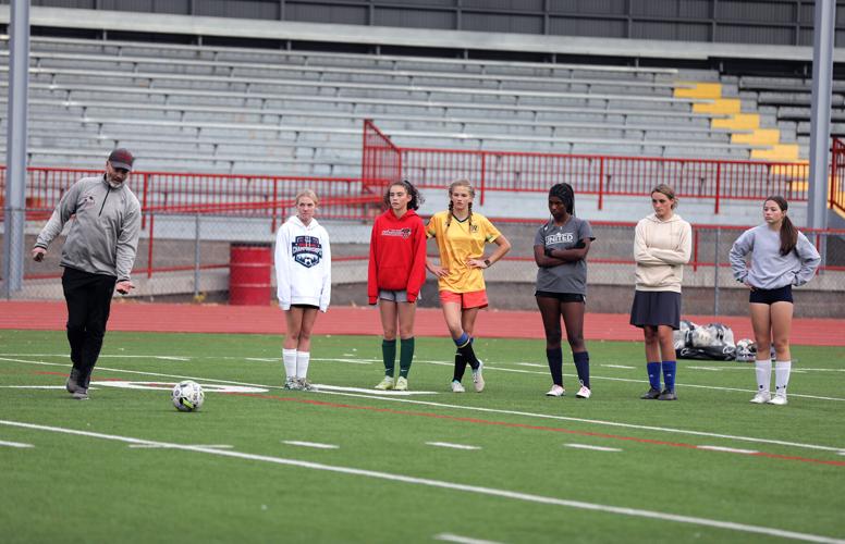 CHS Girls Soccer Practice