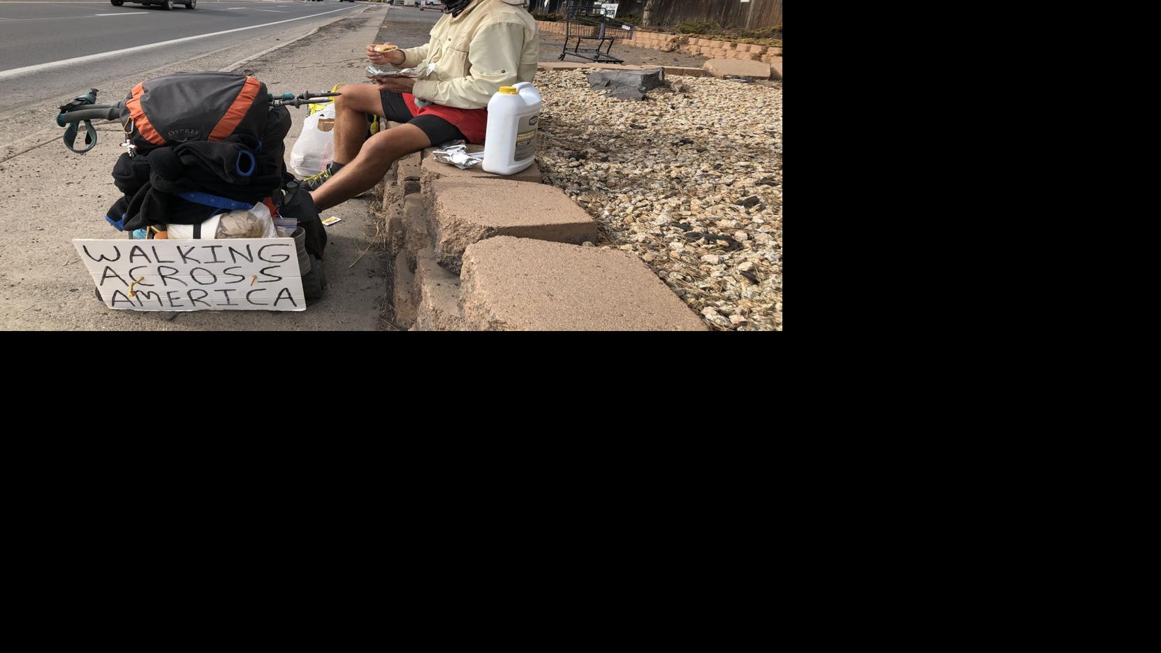 A thru-hiking 'dirtbag' undaunted by COVID passes through Flagstaff