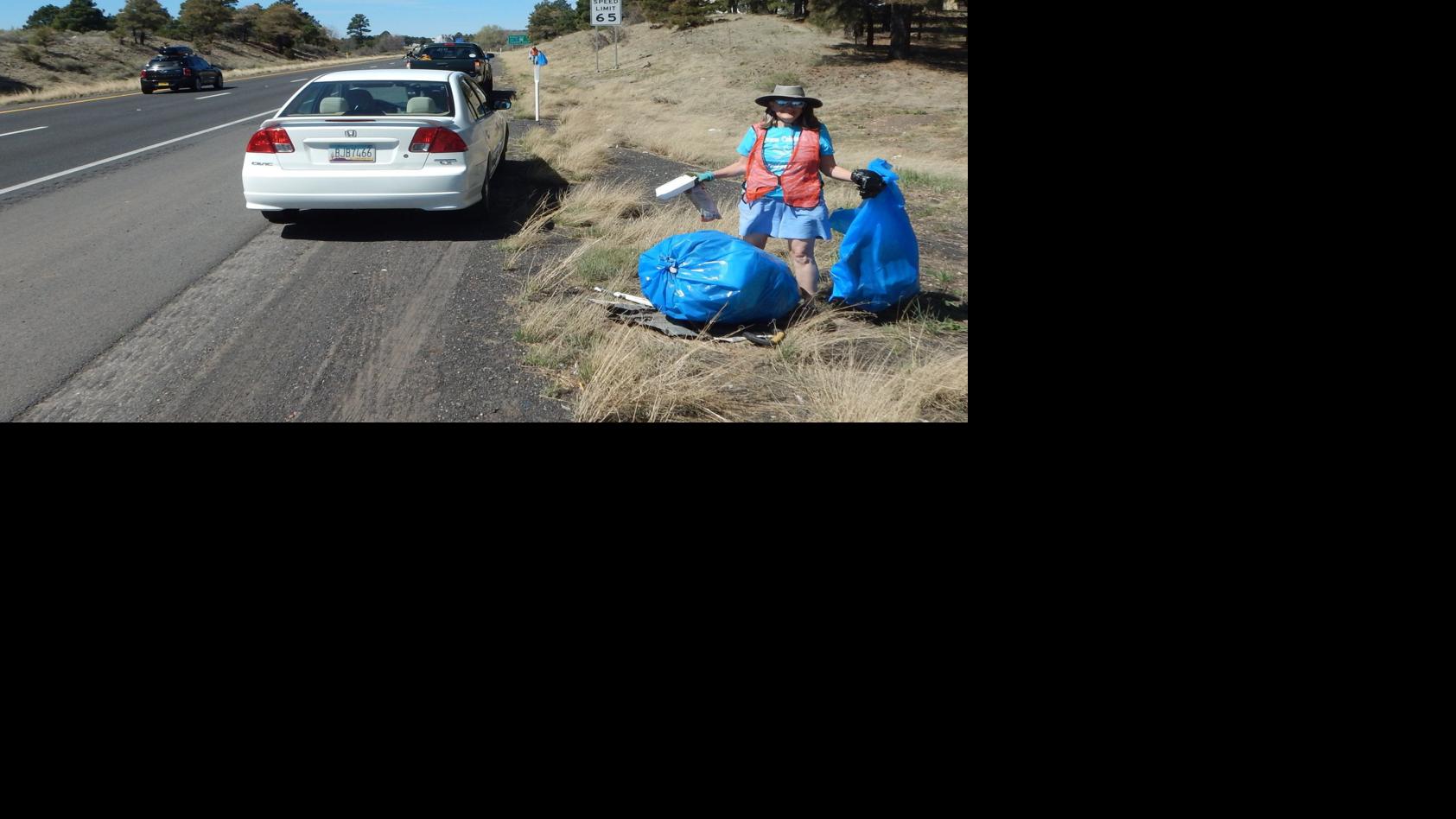 City, county, state rely on volunteers for Flagstaff-area road cleanup