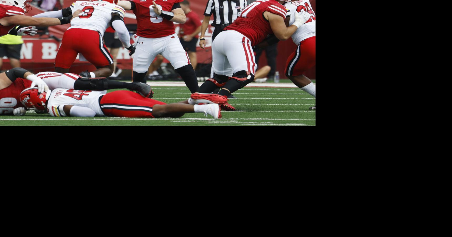 Photos: Quarterback Billy Edwards Jr. in action with Wisconsin football