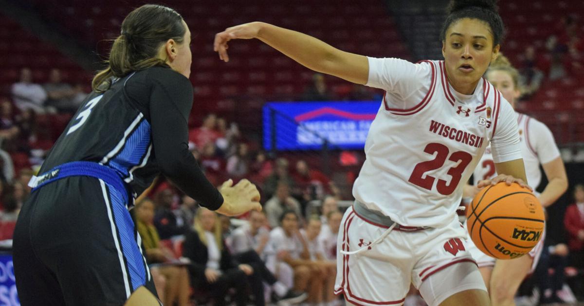 Jessie Ruden Wisconsin women's basketball vs. EIU score, analysis