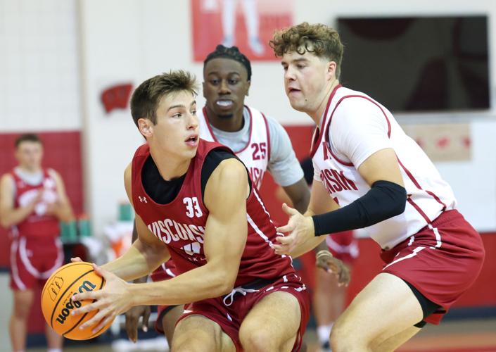 Wisconsin basketball Max Klesmit injury, freshmen practice