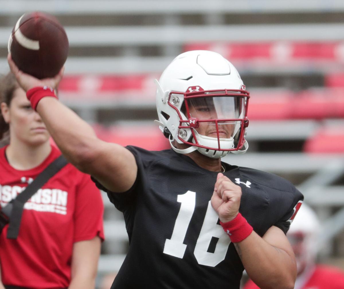 Wisconsin Football: Myles Burkett Embraces Loaded QB Room