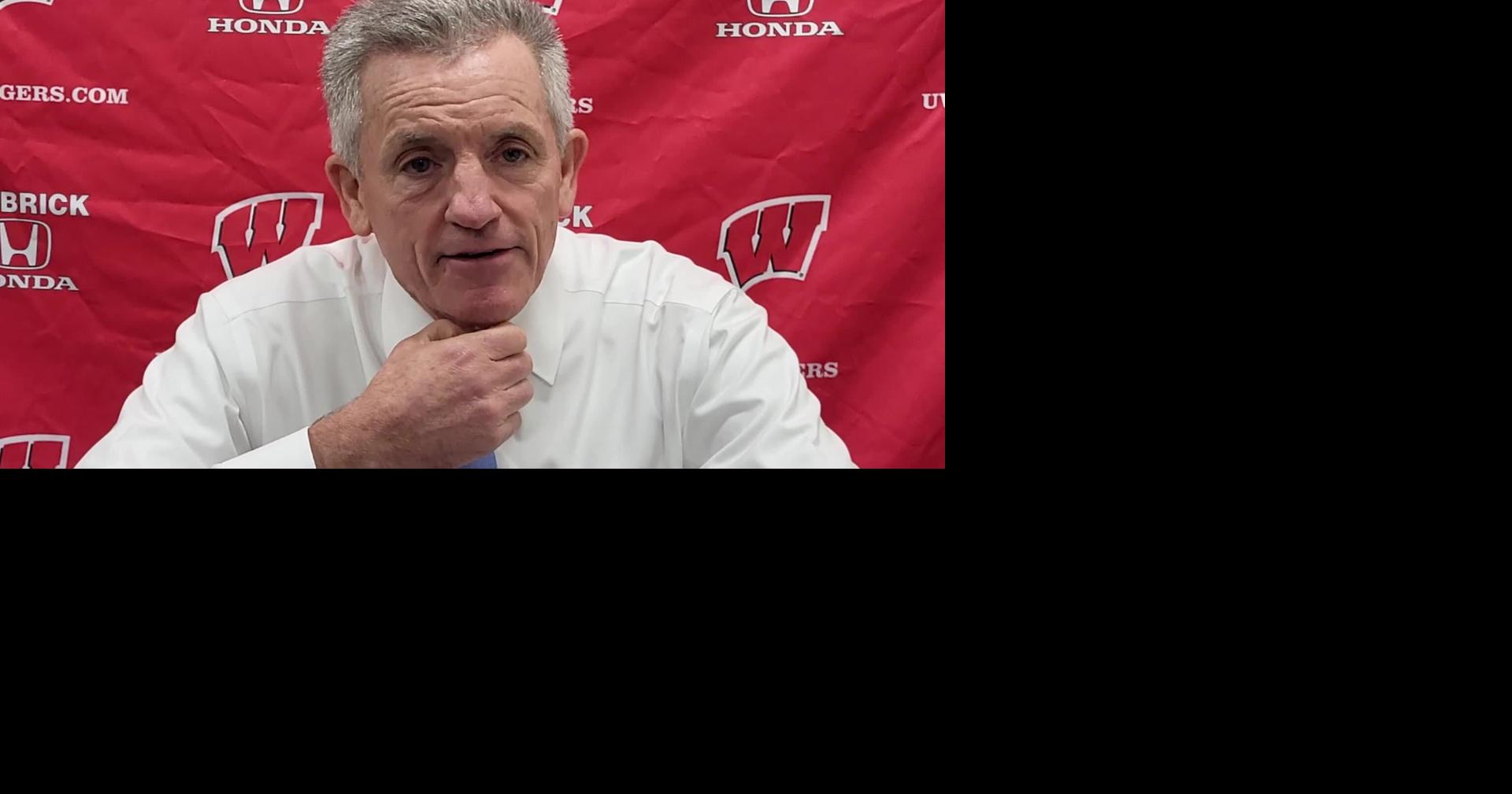 Wisconsin celebrates Mark Johnson for his 600th career win