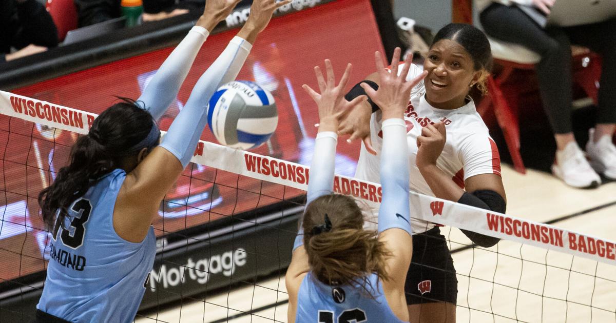 Photos: Athletes Unlimited defeats Wisconsin volleyball in spring match