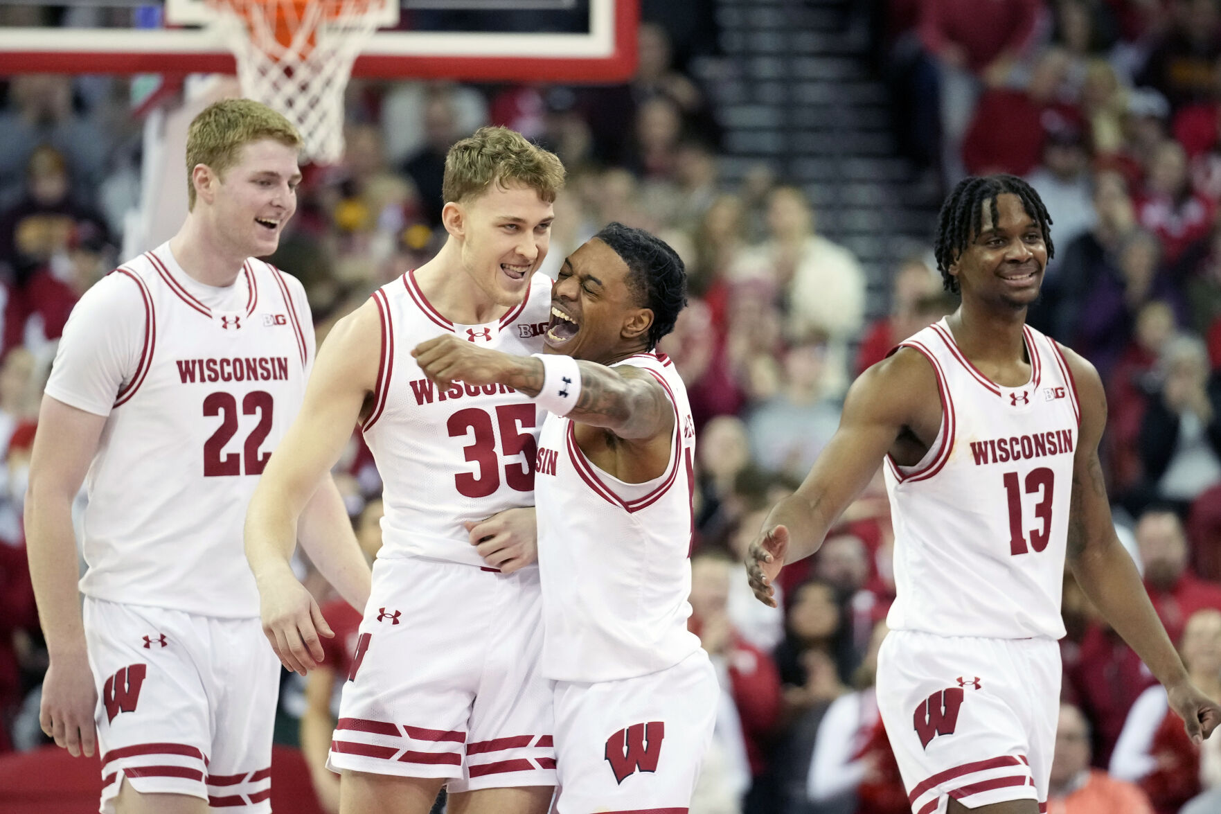 Wisconsin men s basketball improving defensively
