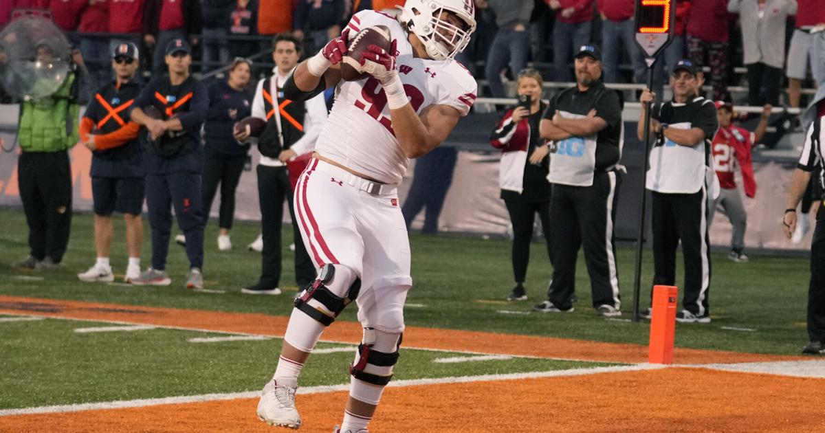 Wisconsin football OL Nolan Rucci enters transfer portal