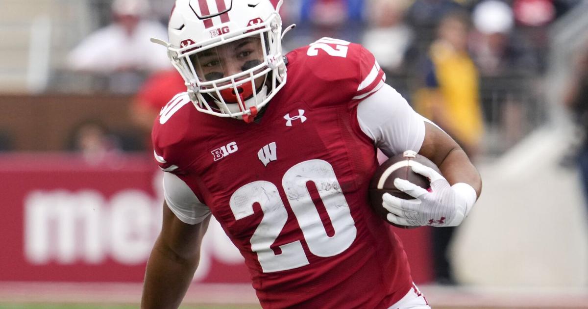 Explore Wisconsin football's uniform options, plus a glance at some old ...