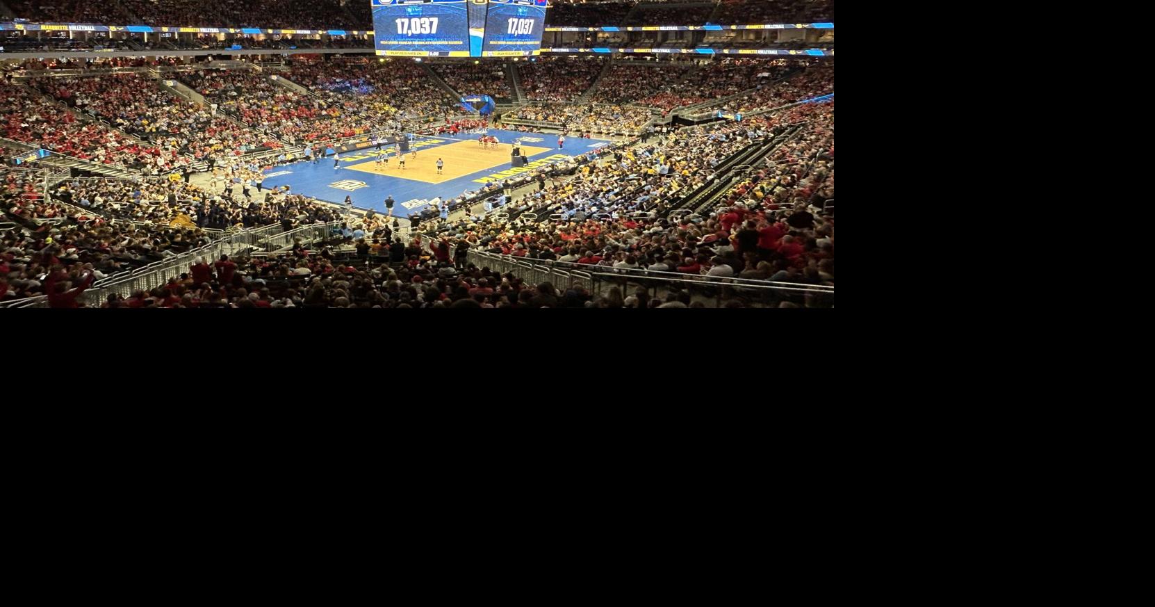 WisconsinMarquette establish volleyball attendance record