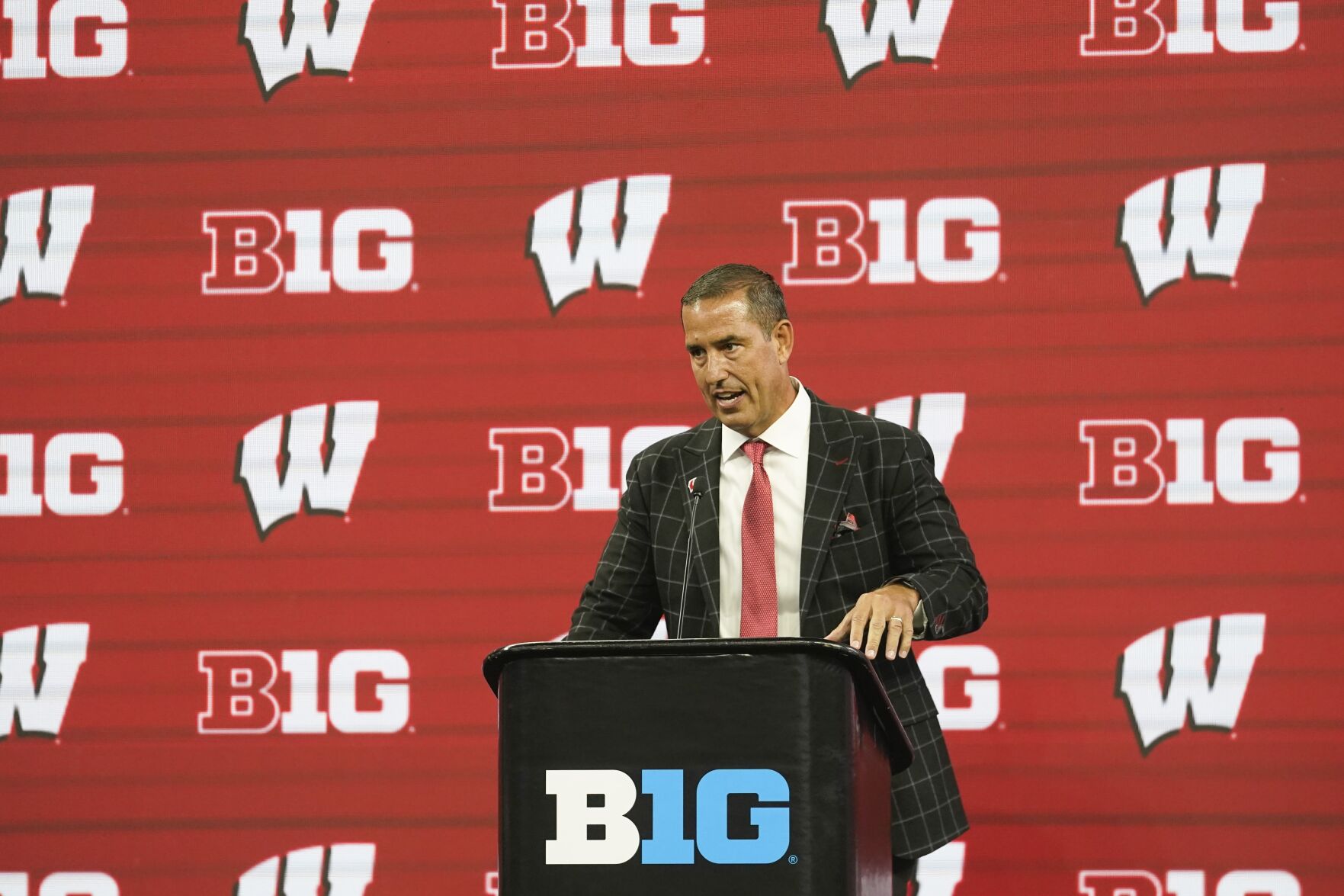 Wisconsin Football Coach Luke Fickell Sees Room For Growth