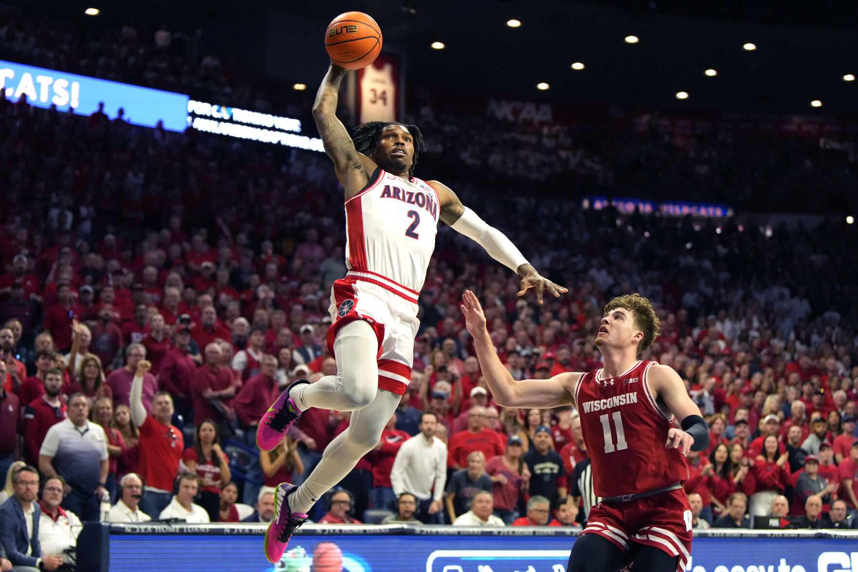 Wisconsin Men's Basketball At No. 1 Arizona Score, Analysis