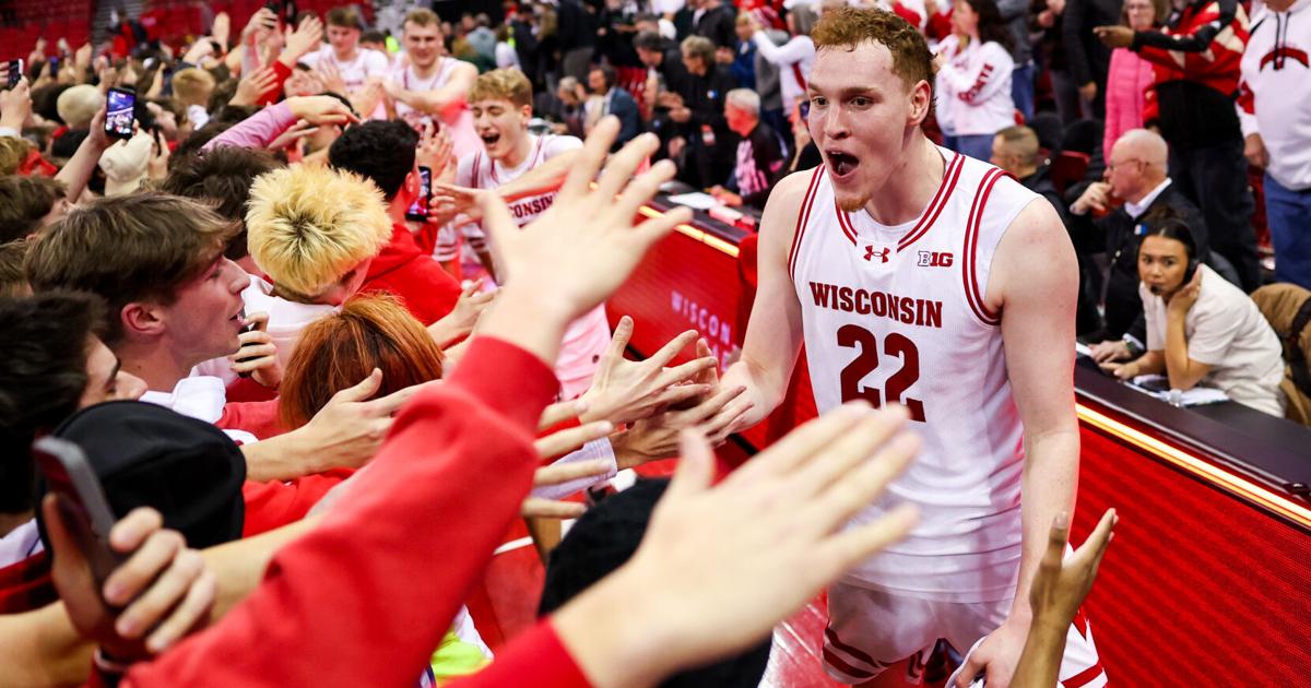 Austin Raup Wisconsin's Austin Rapp questionable vs. Ohio State