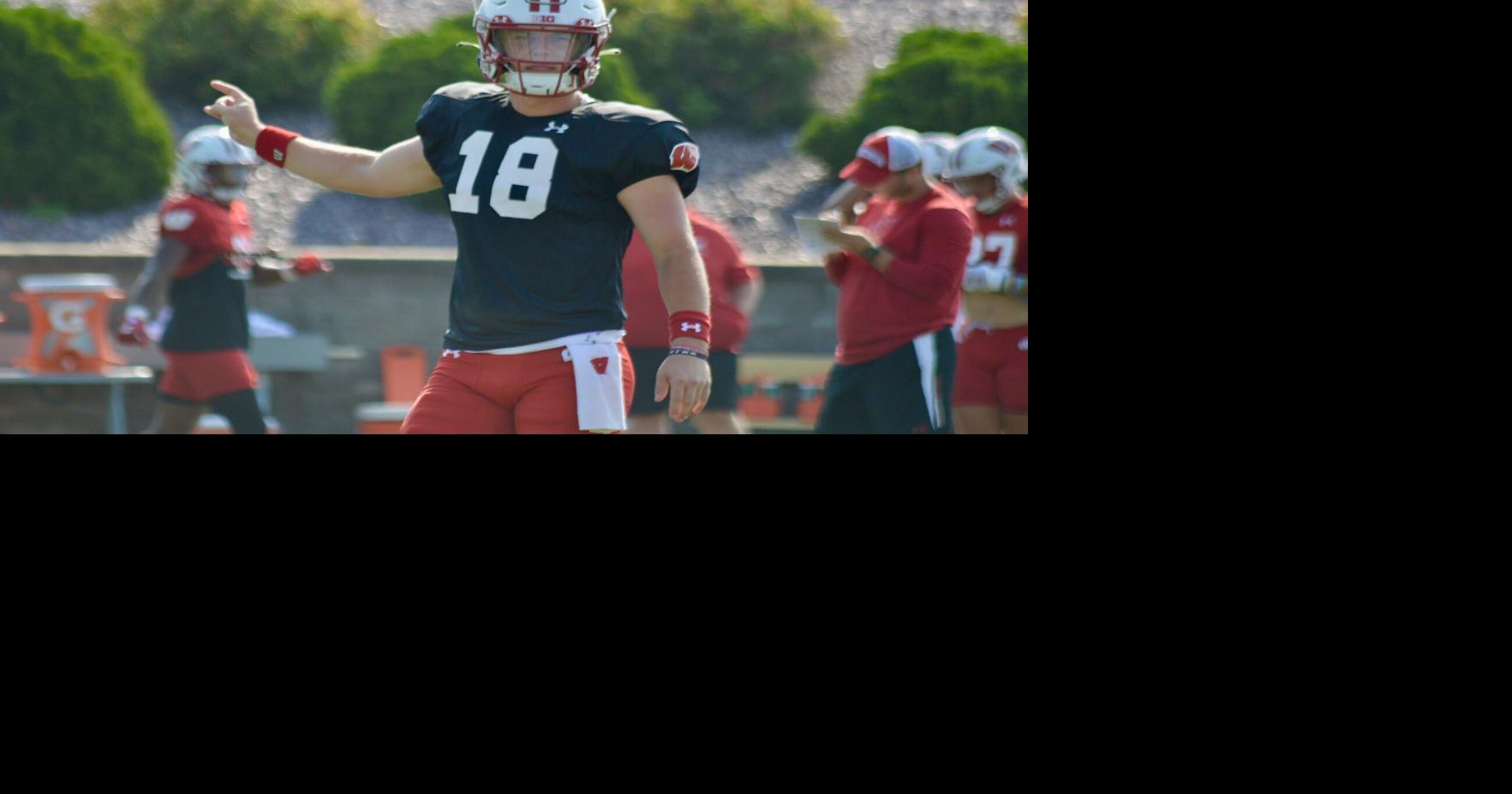 What stood out in Wisconsin's fourth fall football practice