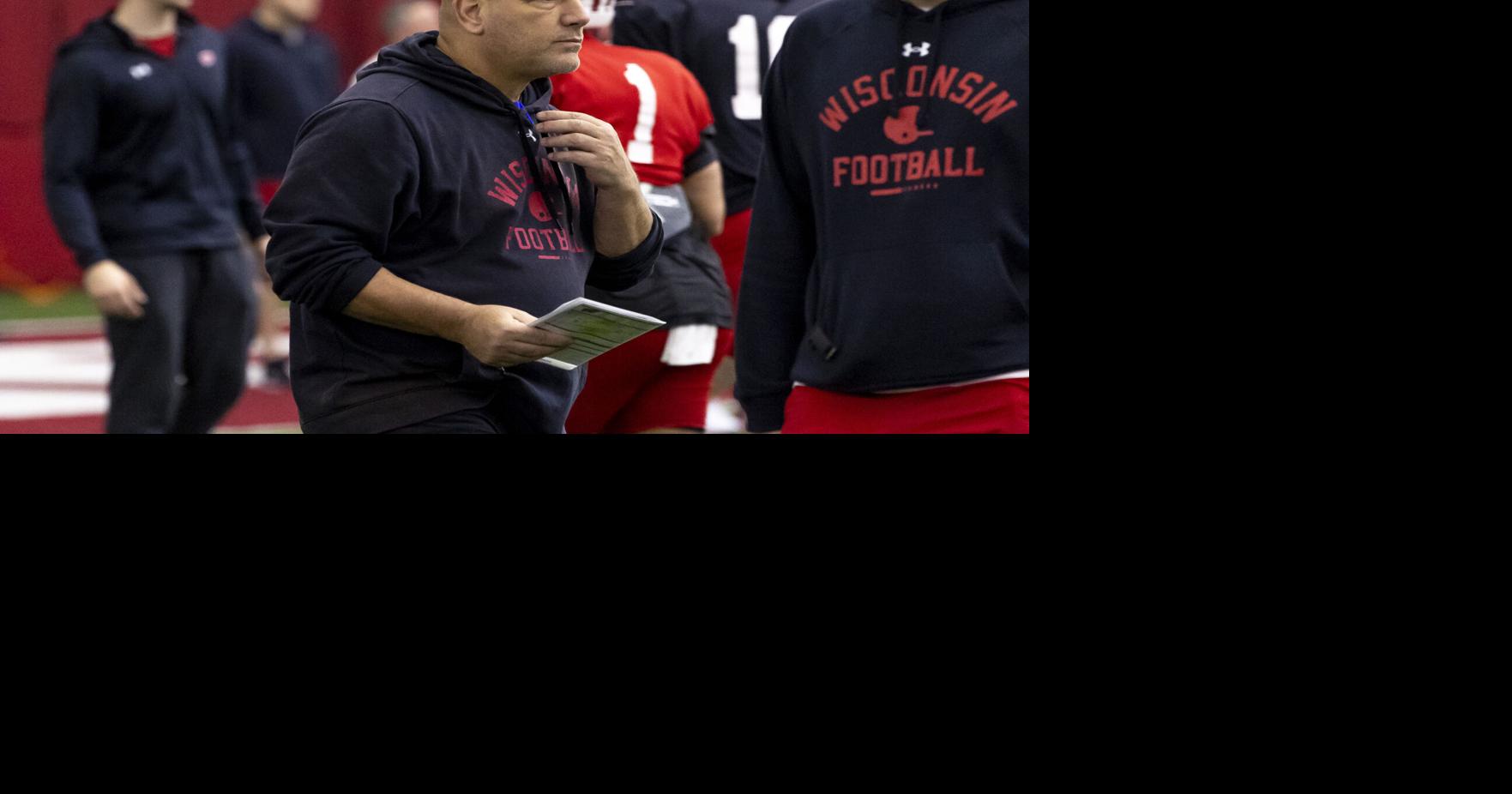 Wisconsin football Phil Longo on QB competition, OL, RBs