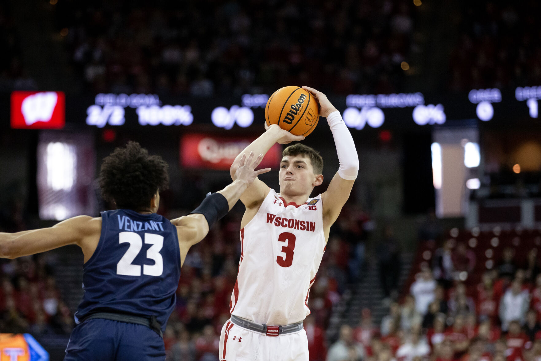 Wisconsin Men's Basketball Still Confident In Connor Essegian Despite Slump