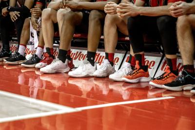 Nebraska Cornhuskers Adidas Basketball Shoe Men's Red/White New 7 7