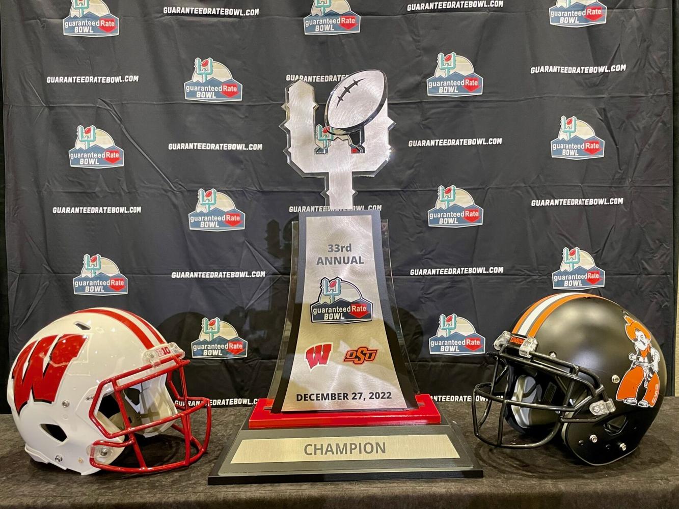 Guaranteed Rate Bowl trophy