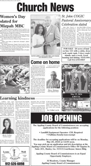 Page 10 | Baxley News Banner | Baxleynewsbanner.com