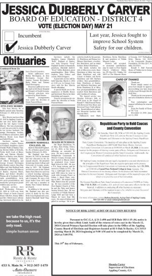 Page 1 | Baxley News Banner | Baxleynewsbanner.com