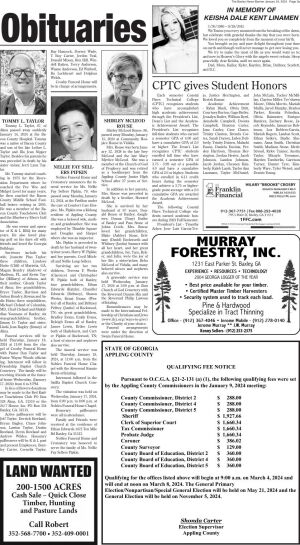 Page 3 | Baxley News Banner | Baxleynewsbanner.com