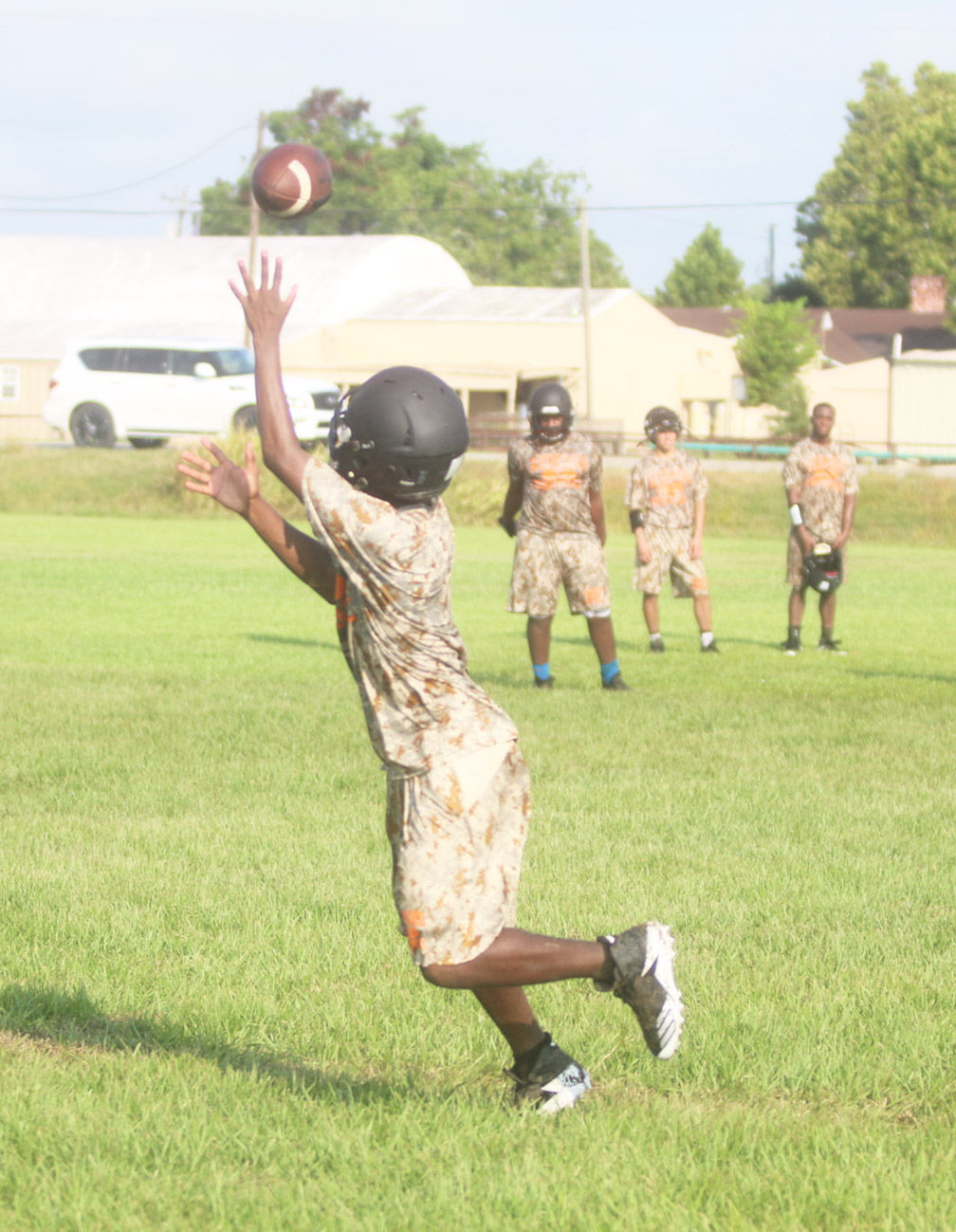 Van Vleck football practice Gallery