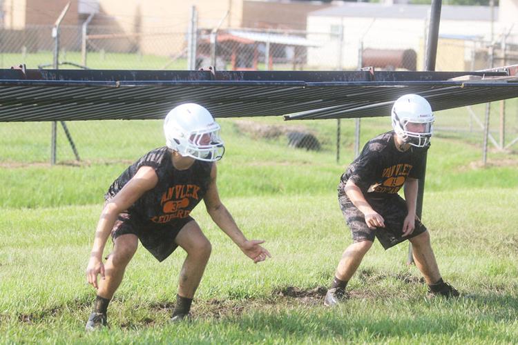 Van Vleck football practice Gallery