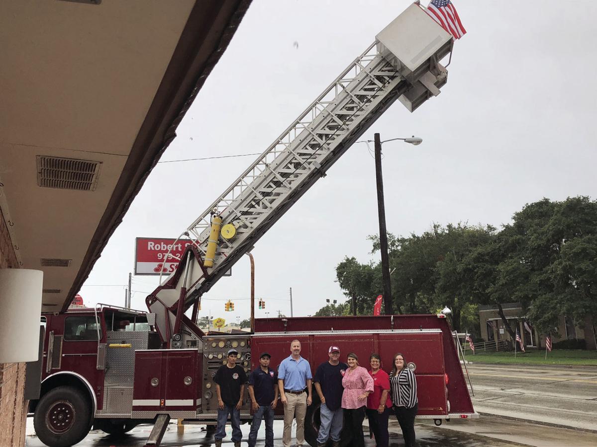 agent purchases fire truck community