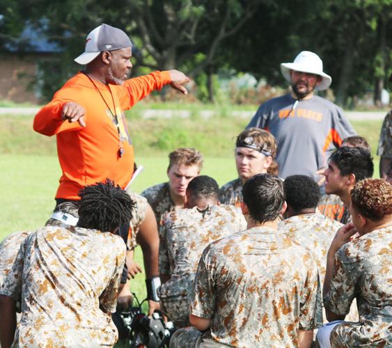 Van Vleck football practice Gallery