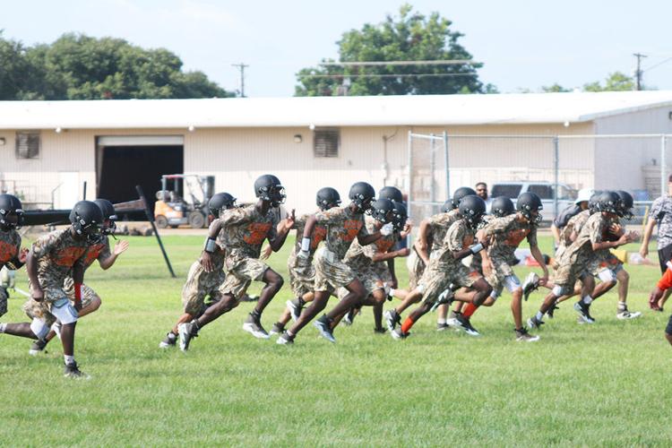 Van Vleck football practice Gallery