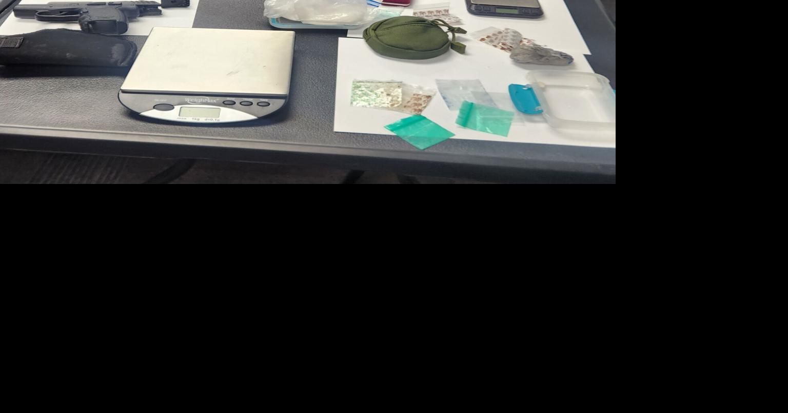 Four arrested after traffic stop uncovers drugs and firearm | News ...