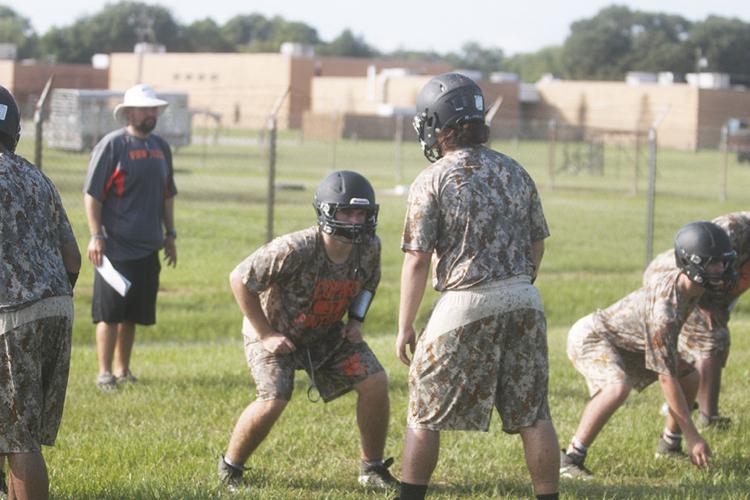 Van Vleck football practice Gallery