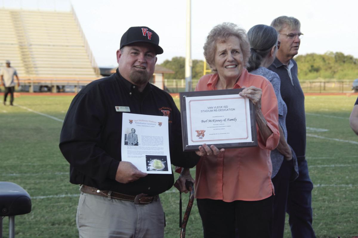 Van Vleck rededicates McKinney Stadium with renovations complete News