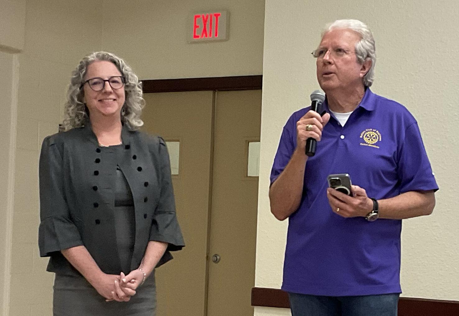 Selah Tacconi transfers Rotary membership to Baytown Club News