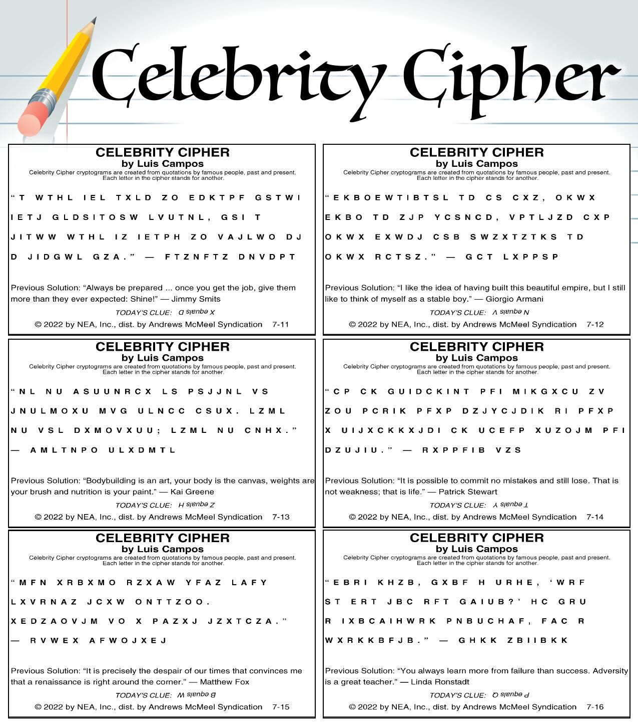 Celebrity Cipher Entertainment Baytownsun Celebrity Cipher Entertainment Baytownsun