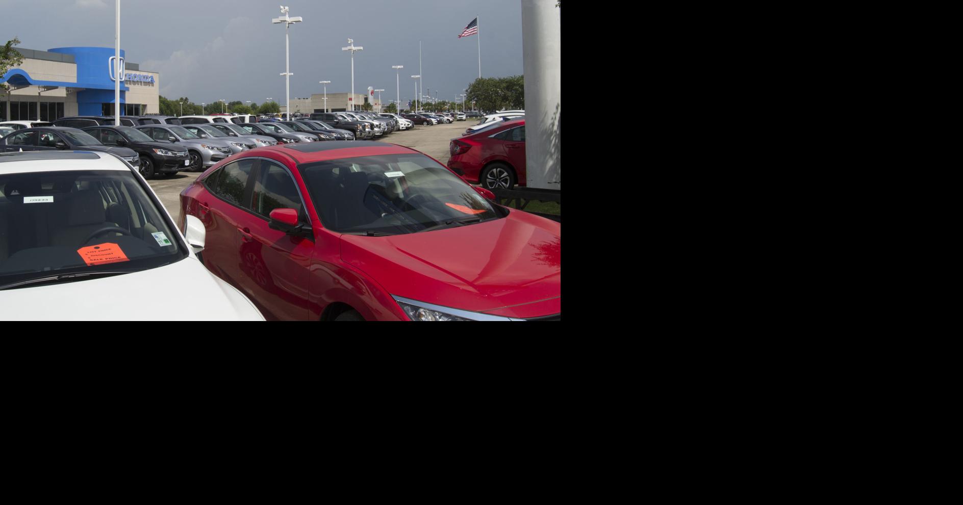 Auto dealers Cars on lot not impacted by Harvey flooding News