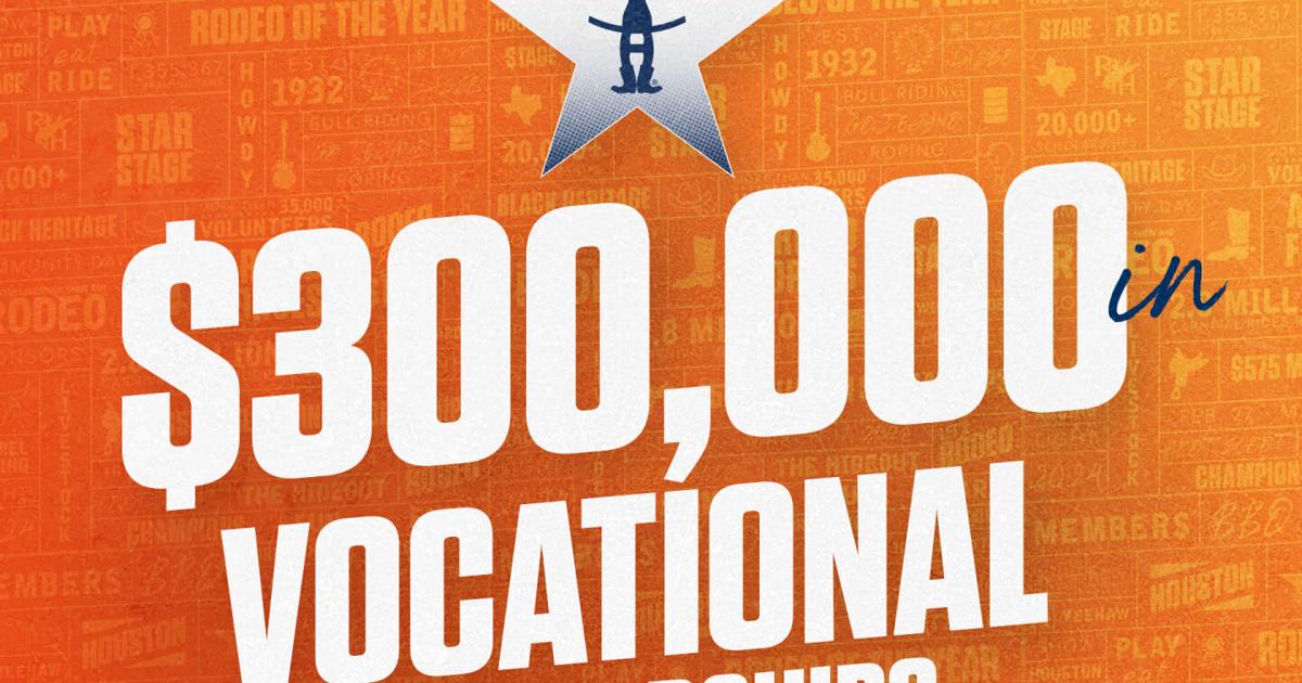 Houston Livestock Show and rodeo awards technical schools with ...