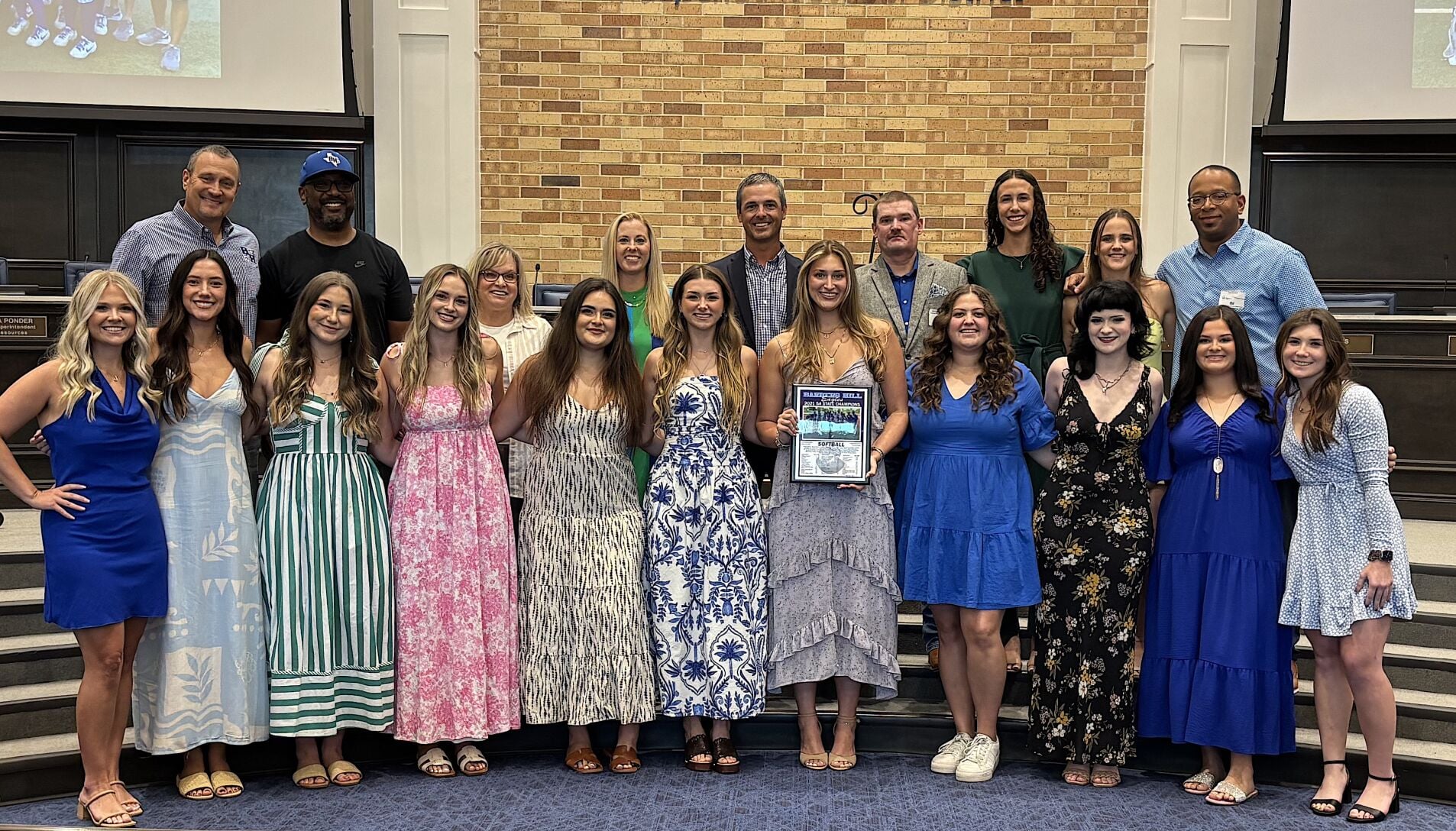 The 2021 State Champion BH softball team