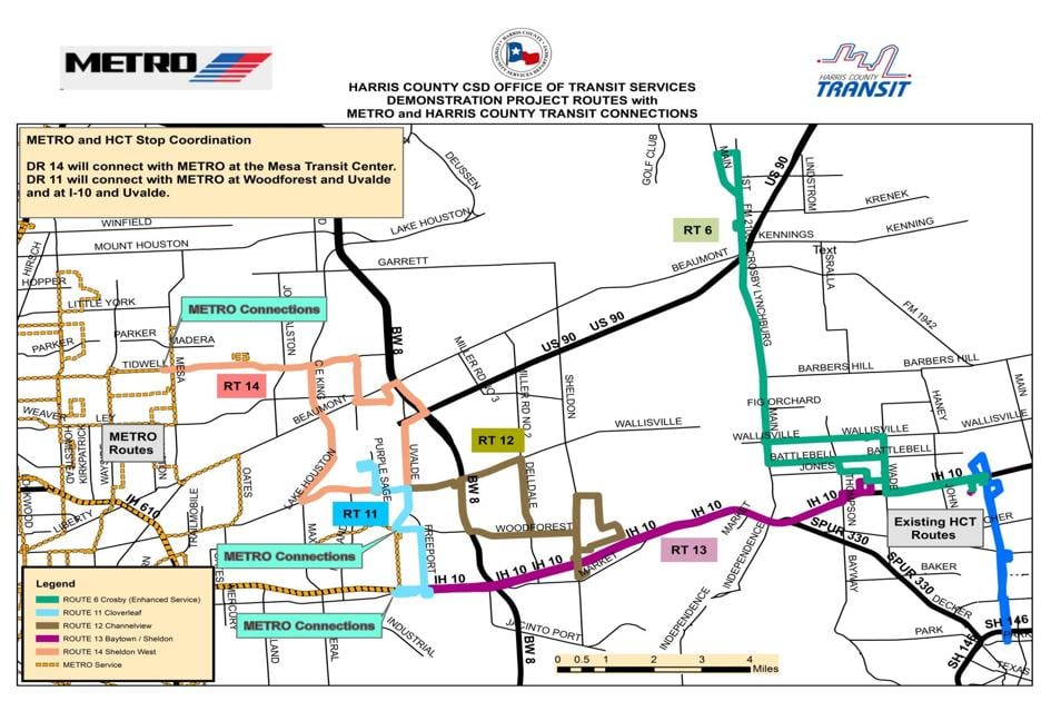 Harris County Transit adding bus routes News