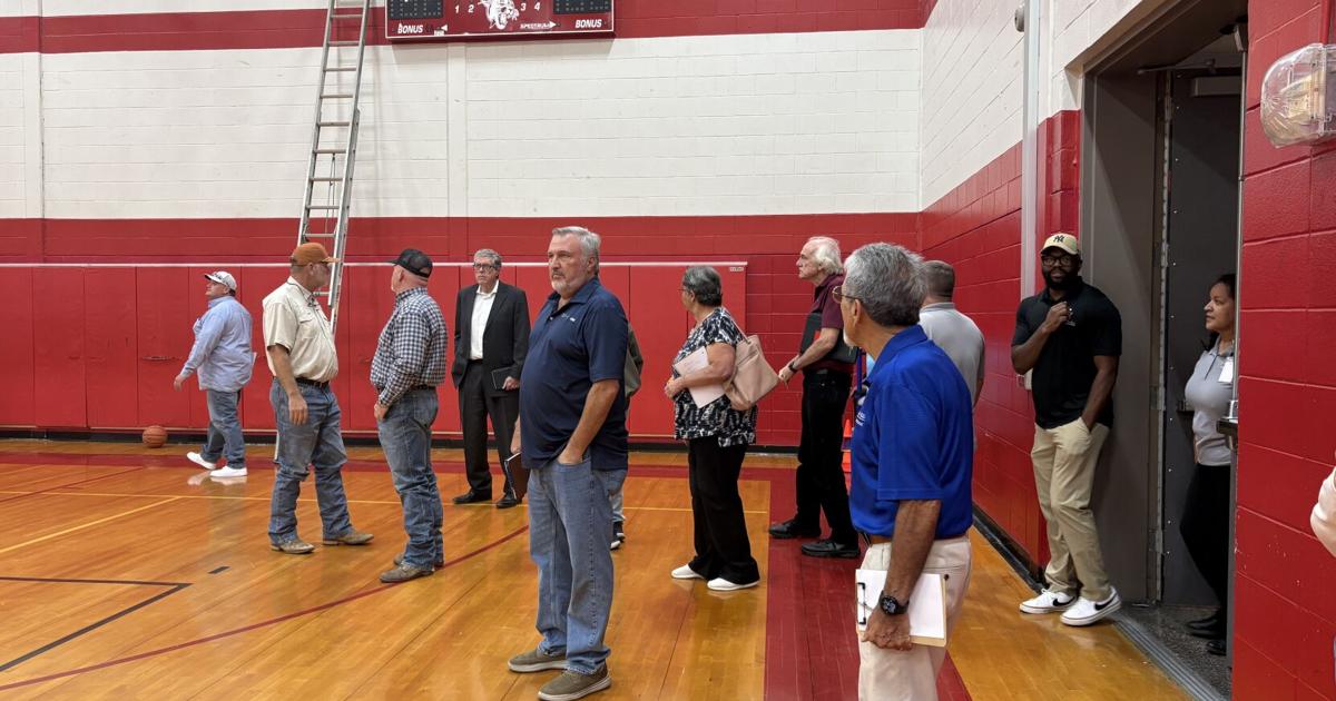 Crosby ISD bond tour 2026 gym
