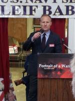 Former SEAL speaks at warrior memorial art gallery