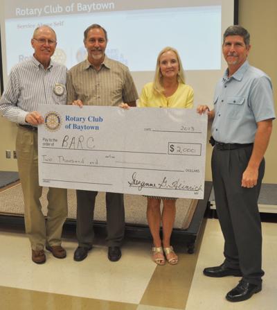Rotary Donates 2k To Bay Area Rehabilitation Services Local Baytownsun Com