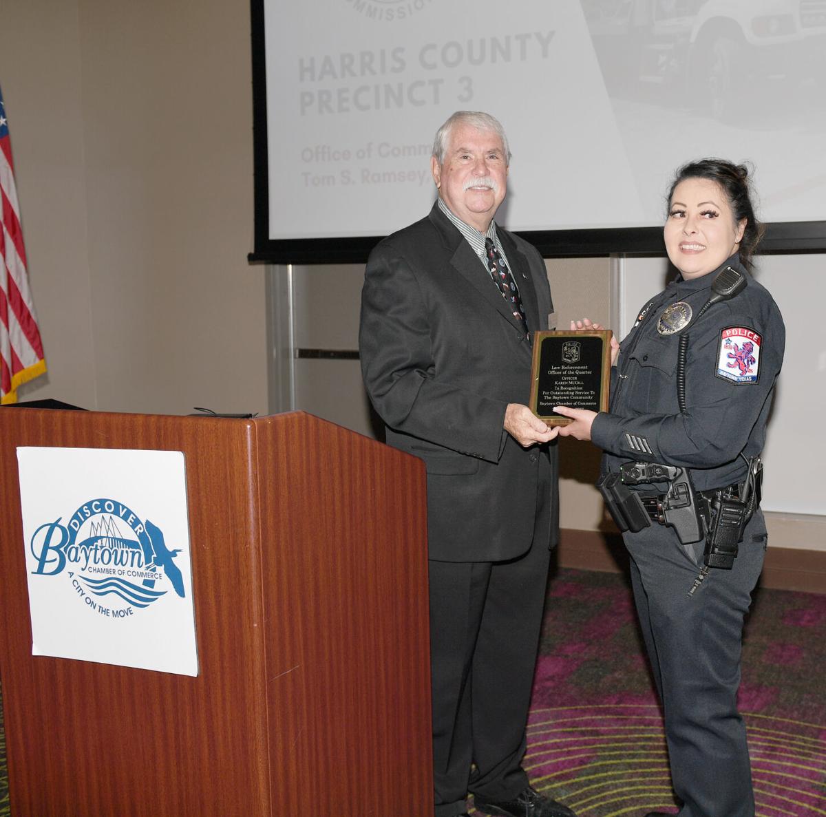 McGill named chamber officer of the quarter | Lifestyle | baytownsun.com